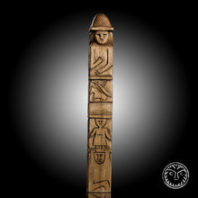 Load image into Gallery viewer, Zbruch Idol, Svetovid, Idol, Pagan God, Amulet, Talisman, Slavic, Deity, Viking Home Decor, SCA, LARP, Reenactment, Museum, Middle Ages