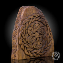 Load image into Gallery viewer, Viking Snake, Ouroboros, Jormungandr, Solar, Rune Stone, Amulet, Talisman, Viking, Norse, Scandinavian, Norse Mythology, Asatru, Medieval