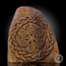 Load image into Gallery viewer, Viking Snake, Ouroboros, Jormungandr, Solar, Rune Stone, Amulet, Talisman, Viking, Norse, Scandinavian, Norse Mythology, Asatru, Medieval