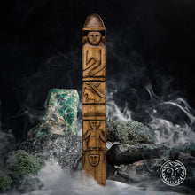Load image into Gallery viewer, Zbruch Idol, Svetovid, Idol, Pagan God, Amulet, Talisman, Slavic, Deity, Viking Home Decor, SCA, LARP, Reenactment, Museum, Middle Ages