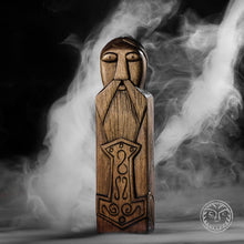 Load image into Gallery viewer, Thor Figurine, Thor Hammer, Thor Art, Idol, Pagan God, Amulet, Talisman, Deity, Viking, Norse, Scandinavian, Norse Mythology, Asatru, Nordic