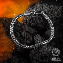 Load image into Gallery viewer, Viking Bracelet, Slavic, Sterling Silver, Viking Jevelry, Middle Age, Ancient Jewelry, Medieval Jewelry, LARP, SCA, Reenactment