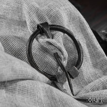 Load image into Gallery viewer, Penannular, Viking Brooch, Cloak Pin, Cloak Clasp, Fibula Viking, Pin Viking, Medieval Brooch, Costume Reenactment, LARP SCA, Medieval Clasp