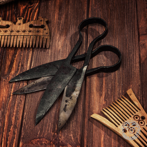 Hand Forged Scissors, Medieval Scissors, Ancient Accessories, Viking Scissors, Viking Tools, Reenactment, SCA, LARP, Historycal, Replica