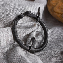 Load image into Gallery viewer, Penannular, Viking Brooch, Cloak Pin, Cloak Clasp, Fibula Viking, Pin Viking, Medieval Brooch, Costume Reenactment, LARP SCA, Medieval Clasp
