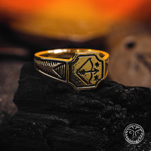 Load image into Gallery viewer, Archer, Warrior, Bow, Arrows, Emblem, Coat Of Arms, Heraldry, Tribal, Cossack, Ancient, Ukrainian, Nomad, Archery