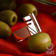 Load image into Gallery viewer, Brass Roman ring key band