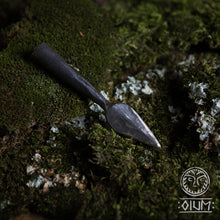 Load image into Gallery viewer, Hand Forged Arrowhead, Medieval Accessories, Rustic, Ancient Accessories, Reenactment, SCA, LARP, Viking Accessories, Archery,Viking Hunting