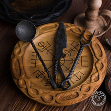 Load image into Gallery viewer, Hand Forged Dinner Set