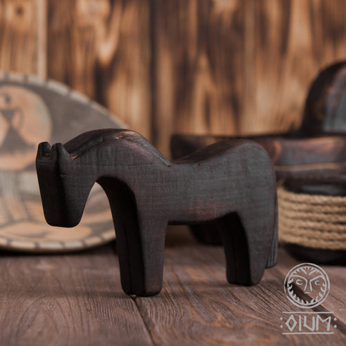 Toy Horse, Baby Toy, Medieval Toy, Medieval Game, Wooden Toy, Slavic, Viking, Norse, Scandinavian, SCA, LARP, Reenactment, Museum Copy