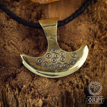 Load image into Gallery viewer, Axe Viking Pendant, Axe Jewelry, Axe Pendant, Viking Jewelry, Viking Pendant, Viking Amulet, Pagan Jewelry, Manly Jewelry, Strong Men Gift