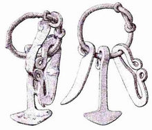 Load image into Gallery viewer, Thor's Hammer Fire Striker Knife Pendant