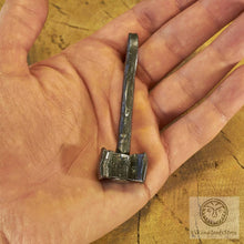 Load image into Gallery viewer, Forged Thor's Hammer Pendant