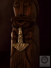 Load image into Gallery viewer, Brass Thor's Hammer Pendant