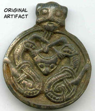 Load image into Gallery viewer, Bronze Viking Pendant