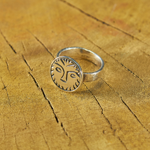 Load image into Gallery viewer, Bronze Sun Symbol Ring