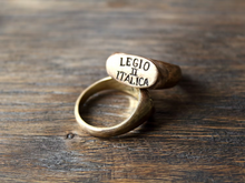 Load image into Gallery viewer, Silver Legio VI Victrix Ring