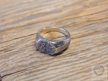 Load image into Gallery viewer, Brass Vegvisir Ring