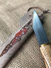 Load image into Gallery viewer, Seax Knife, Hand Forged Knife