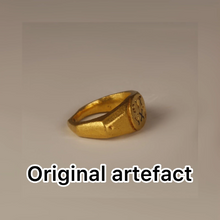 Load image into Gallery viewer, Brass Replica of Roman, Antique and Ancient Ring