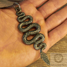 Load image into Gallery viewer, Forged Pendant, Jormungand