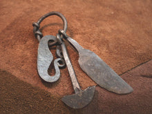 Load image into Gallery viewer, Thor's Hammer Fire Striker Knife Pendant