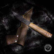 Load image into Gallery viewer, Seax Knife, Hand Forged Knife