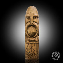 Load image into Gallery viewer, Idol, Pagan God, Amulet, Talisman, Deity, Wooden statue, Viking, Viking Art, Norse, Scandinavian, Norse Mythology, Asatru
