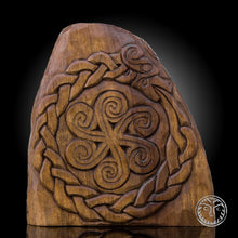 Load image into Gallery viewer, Viking Snake, Ouroboros, Jormungandr, Solar, Rune Stone, Amulet, Talisman, Viking, Norse, Scandinavian, Norse Mythology, Asatru, Medieval
