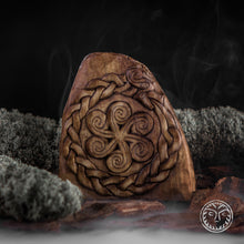 Load image into Gallery viewer, Viking Snake, Ouroboros, Jormungandr, Solar, Rune Stone, Amulet, Talisman, Viking, Norse, Scandinavian, Norse Mythology, Asatru, Medieval
