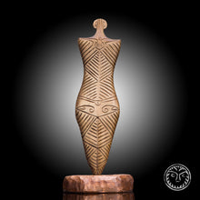 Load image into Gallery viewer, Idol, Pagan, Prehistoric, Deity Statue, Stone Age, Bronze Age, Primitive Sculpture, Female Sculpture, Fertility, Antique, Ancient, Figurine
