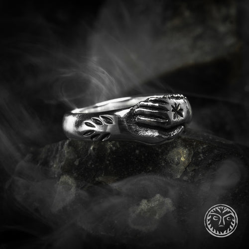 Roman Ring, Wedding Ring, Clasped Hands, Hands Ring, Ancient Ring, Magic Ring, Roman Design, Museum Copy, Antic, LARP, SCA, Reenactment