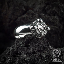 Load image into Gallery viewer, Cheetah Ring, Medieval Jewelry, Magic Ring, Viking Ring, Norse Jewelry, Animal Ring, Medieval, LARP, SCA, Kyivan Rus, Warrior, Totem, Pardus
