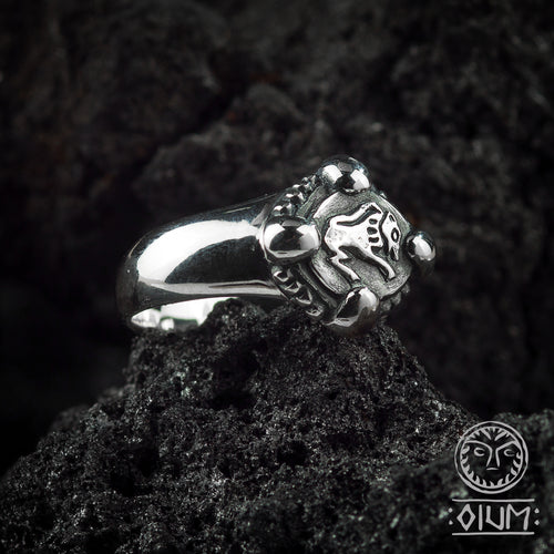 Cheetah Ring, Medieval Jewelry, Magic Ring, Viking Ring, Norse Jewelry, Animal Ring, Medieval, LARP, SCA, Kyivan Rus, Warrior, Totem, Pardus