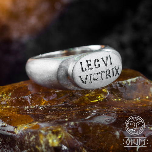 Roman Ring, Legio VI Victrix, Jewelry, Antique Ring, Ancient Ring, Reenactment Jewelry, Protection Ring, Artifact, Roman Design, Antic