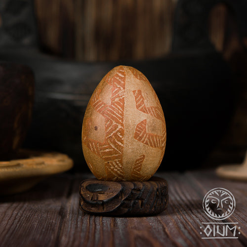 Egg, Fertility, Symbol, Talisman, Amulet, Altar, Ukrainian, Table Decor, Medieval, Middle Ages, Reenactment, Home Decor, Ethnic, Rustic