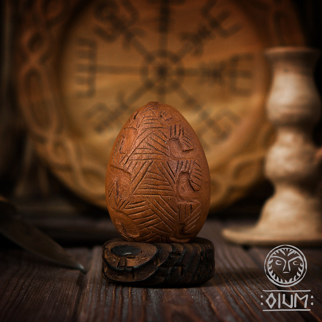 Egg, Fertility, Symbol, Talisman, Amulet, Altar, Ukrainian, Table Decor, Medieval, Middle Ages, Reenactment, Home Decor, Ethnic, Rustic