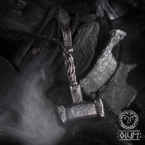 Thor's Hammer Forged Pendant, Mjollnir, Mjolnir, Thor Jewelry, Viking Jewelry, Norse Jewelry, Scandinavian Jewelry, Nordic