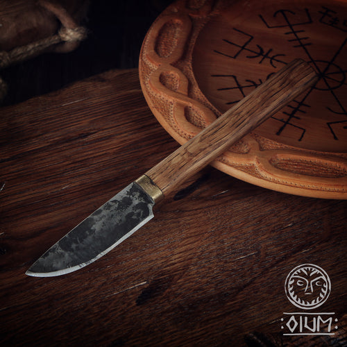 Forged Viking Knife, Medieval Knife, Rustic Knife, Forged Cutlery, Hand Forged, Medieval Kitchen, Dining Appliances, Reenactment, LARP, SCA