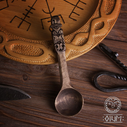 Huginn, Muninn, Ravens, Odin, Medieval Spoon, Wood Cutlery, Medieval Kitchen, Dining Appliances, Viking Kitchen, Norse, Wooden Spoon, Asatru