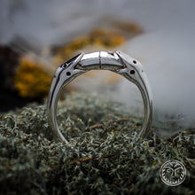 Load image into Gallery viewer, Ouroboros Ring, Jörmungandr, Snake Jewelry, Snake Tail, Eternal Life, Infinity Ring, Serpent Ring, Magic Ring, Viking, Norse, Silver
