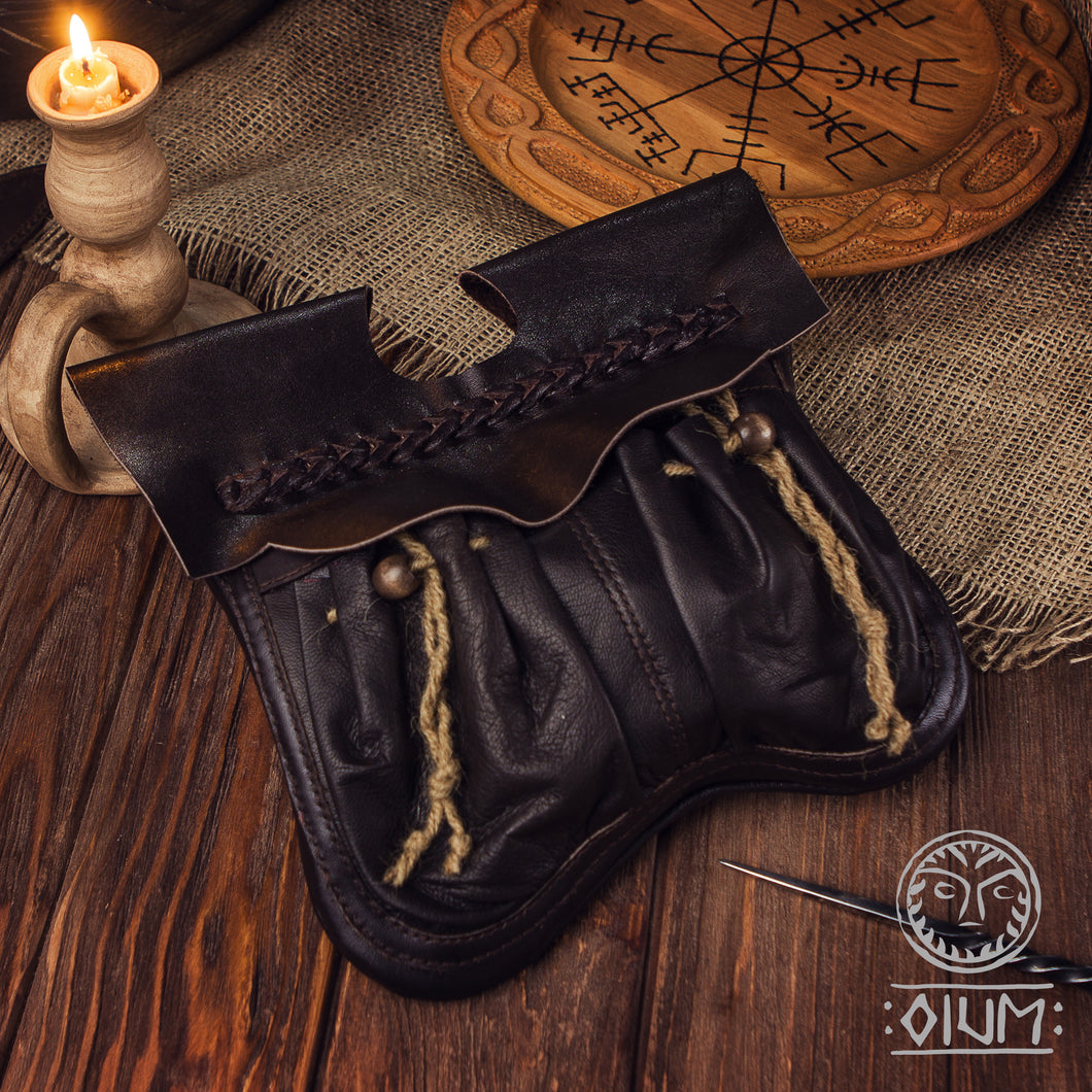 Leather Bag, Fanny Pack, Belt Bags, Reenactment Bag, Cosplay Bag, Larp Bag, Leather Belt Bag, Medieval Bag Pouch, Belt Pouch, SCA Bag