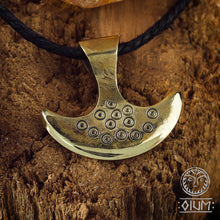 Load image into Gallery viewer, Axe Viking Pendant, Axe Jewelry, Axe Pendant, Viking Jewelry, Viking Pendant, Viking Amulet, Pagan Jewelry, Manly Jewelry, Strong Men Gift
