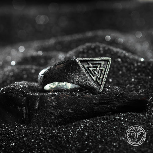 Valknut, Viking Symbol, Viking Ring, Viking Jewelry, Pagan Jewelry, LARP, Nordic, Norse Ring, Signet Ring, Protection Ring, Asatru