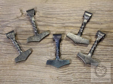 Load image into Gallery viewer, Thor&#39;s Hammer Forged Pendant
