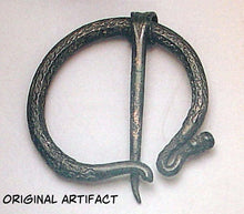 Load image into Gallery viewer, Viking Brooch, Cloak Pin
