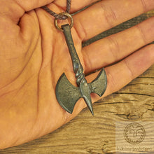 Load image into Gallery viewer, Axes Forged Pendant
