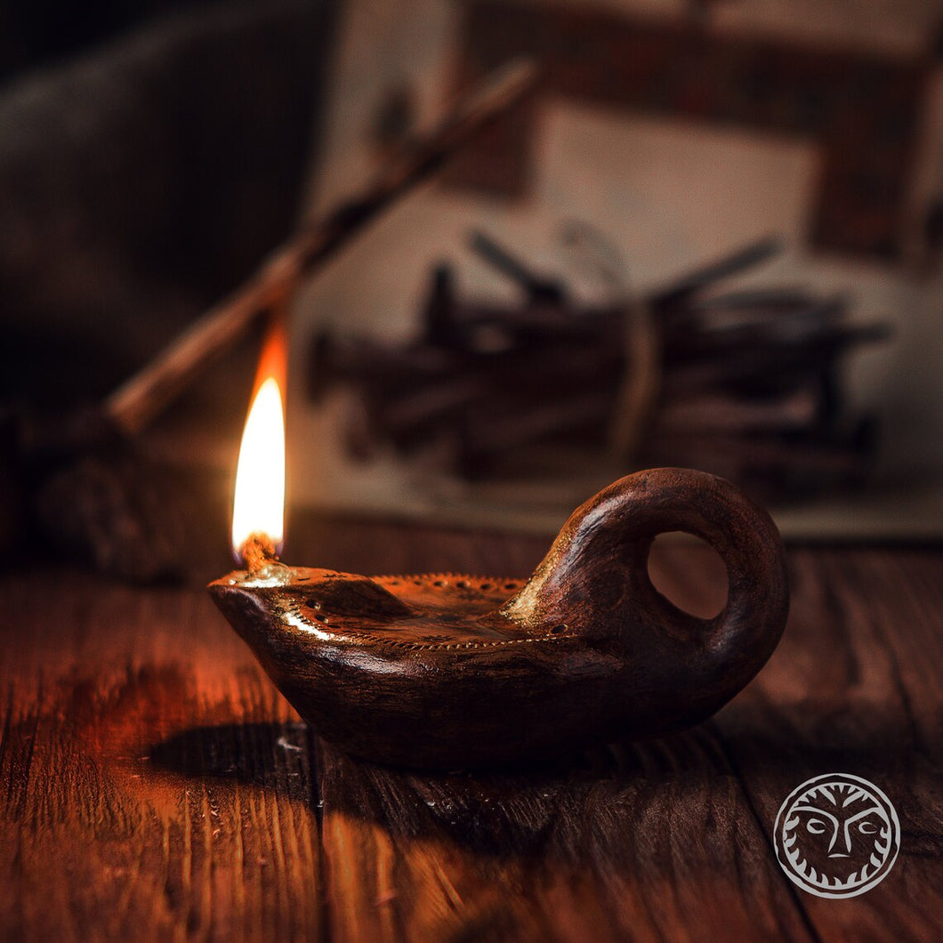 Roman style oil lamp, for reenactors and antiquities lover