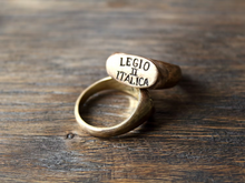 Load image into Gallery viewer, Silver Legio VI Victrix Ring
