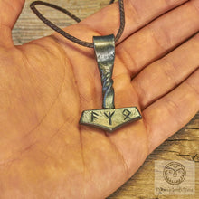 Load image into Gallery viewer, Thor&#39;s Hammer Forged Pendant
